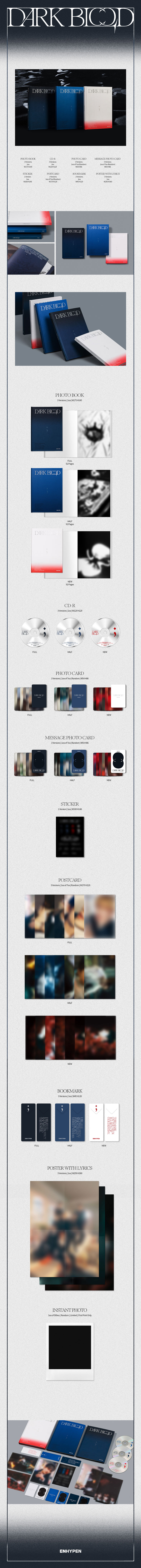 ENHYPEN - DARK BLOOD Official Jay Jungwon Dear My Muse DMM